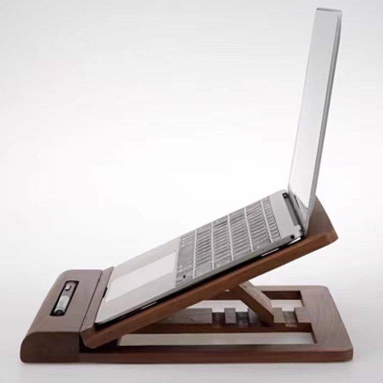 胡桃木升降笔记本电脑支架可调节平板散热架实木质折叠电脑底座,3C数码配件,平板电脑支架,淘宝优惠券,粉丝福利购,淘宝优惠卷