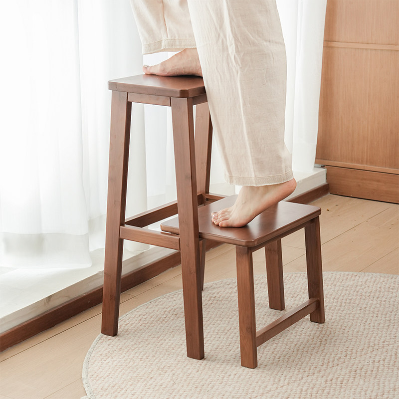 度庐家用稳步梯凳登高楼梯小梯子折叠梯人字梯厨房两用高凳置物架,居家日用,家用梯,淘宝优惠券,粉丝福利购,淘宝优惠卷