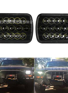 热销40W牧马人越野车改装前大灯5*7英寸汽车大灯LED7寸方灯