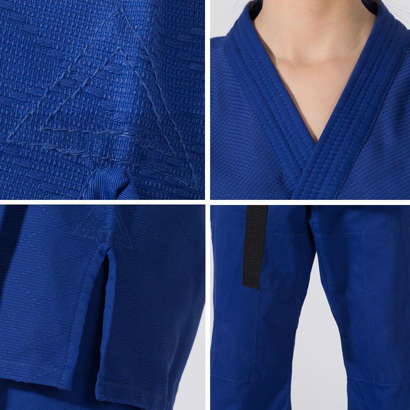 银盛成人儿童全棉合气道服柔道服居和道服合气道服装