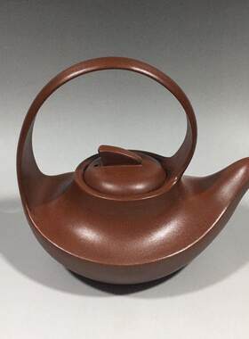 古玩复古工艺品复古做旧朱泥紫砂壶茶具汪寅仙