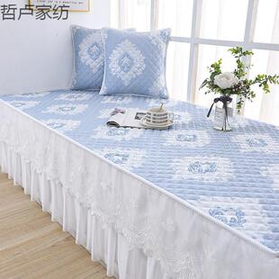 蕾丝垂边公主风飘窗垫窗台垫主卧室可裁剪阳台垫盖布防滑2024新款