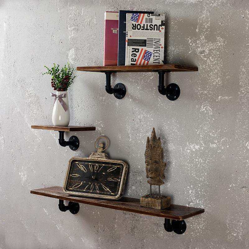 客厅挂墙置物架复古水管架铁艺实木层板架家用卧室照片摆放收纳架,纺织面料/辅料/配套,纺织机械配件,淘宝优惠券,粉丝福利购,淘宝优惠卷