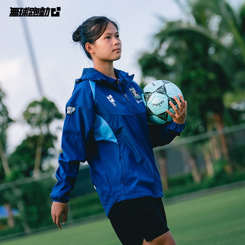 無球跑動球员版风雨衣职业级防水海南无限海岸梭织外套三防秋冬