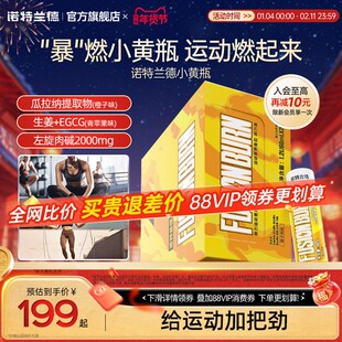 诺特兰德小黄瓶左旋肉碱维生素b族非左旋10万健身运动男女