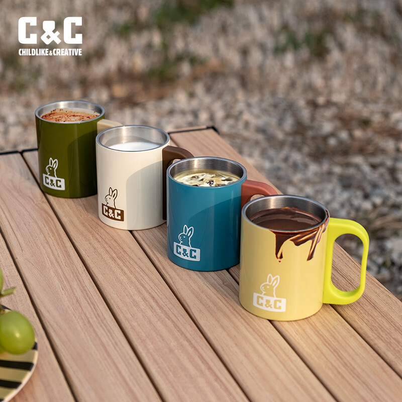 小彩杯戶外CC不銹鋼露營