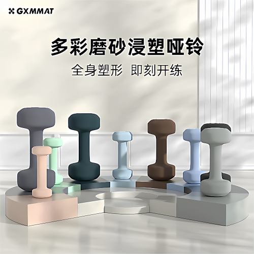 gxmmat哑铃一对家用练臀臂肌