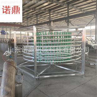 食价品机械 吨速冻机格 双螺设旋速冻机 低温656冷冻备1厂家