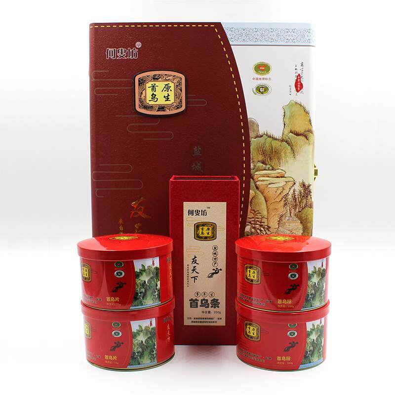 滨海白首乌何叟坊原首乌友片XVS天下盐生城粉特产何首乌白首乌块