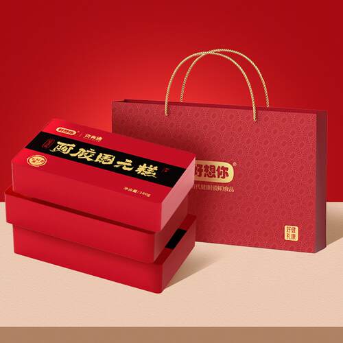 【烈儿宝直间播贝】VWC想你阿胶固元糕180g*5盒滋好补营养礼盒送
