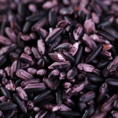 古云南江紫米紫糯米新水稻QXM农场墨老品种血米糯1公斤云非黑米黑