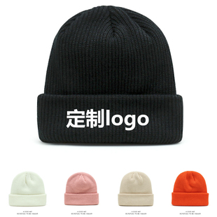 保暖护耳针织冷帽男潮 情侣时尚 街头韩版 百搭字母毛线帽子女秋冬季