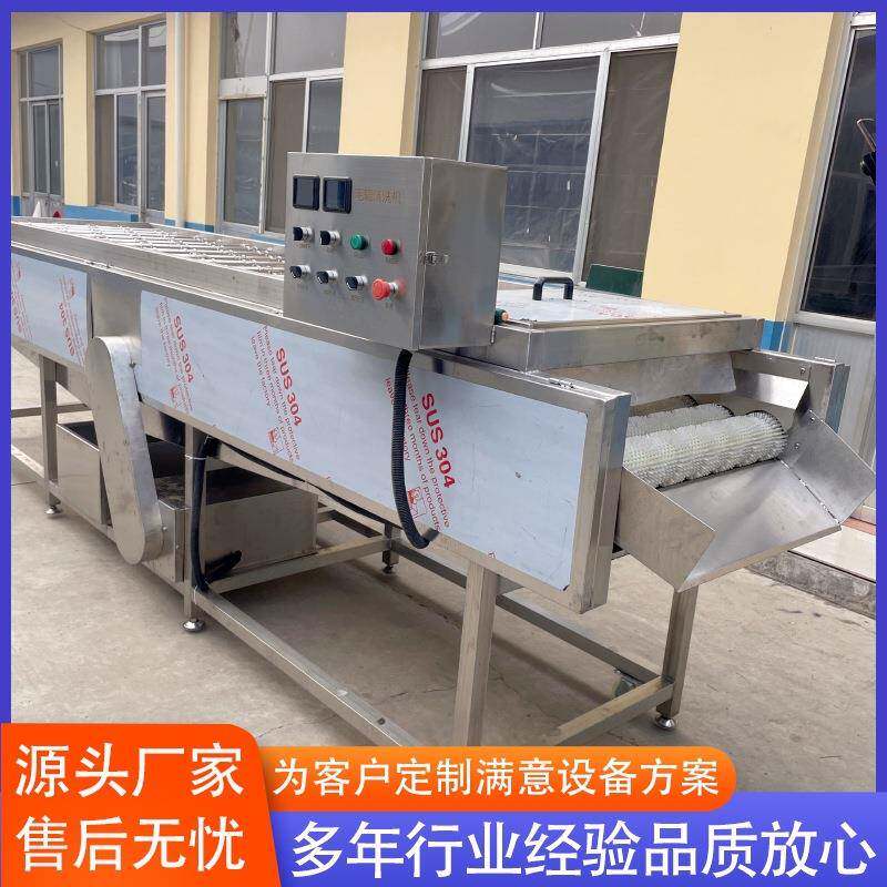 土豆红薯制品毛辊清洗流水线 蛤喇去泥去污清洗设备 厂家供应