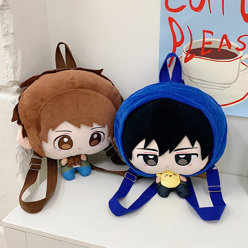 盗墓笔记周边同款双肩包探险队毛绒玩偶背包吴邪张起灵可爱公仔包,模玩/动漫/周边/娃圈三坑/桌游,动漫背包/钱包/箱包,淘宝优惠券,粉丝福利购,淘宝优惠卷