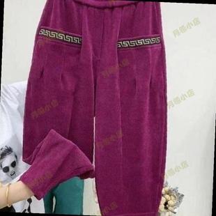 哈伦裤 年轻妈妈秋冬季 女显瘦哦马丁小脚休闲工装 灯芯绒萝卜裤 韩版