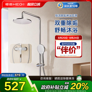 恒洁花洒沐浴器淋雨简易明装 333 喷枪易洁花洒套装 卫生间家用946