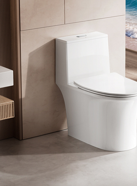 HEGII恒洁虹吸式马桶卫浴家用卫生间节水连体陶瓷坐便器坐厕DC70