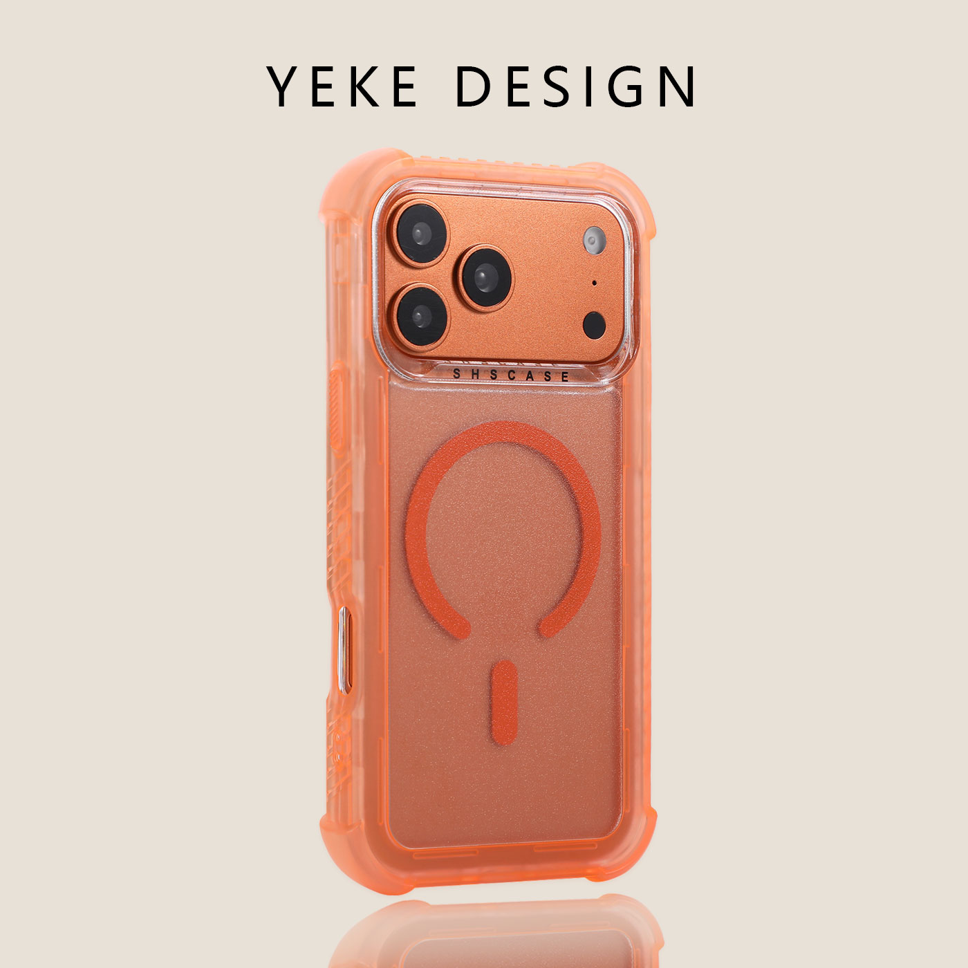 野壳苹果手机壳磨砂防摔高级感17