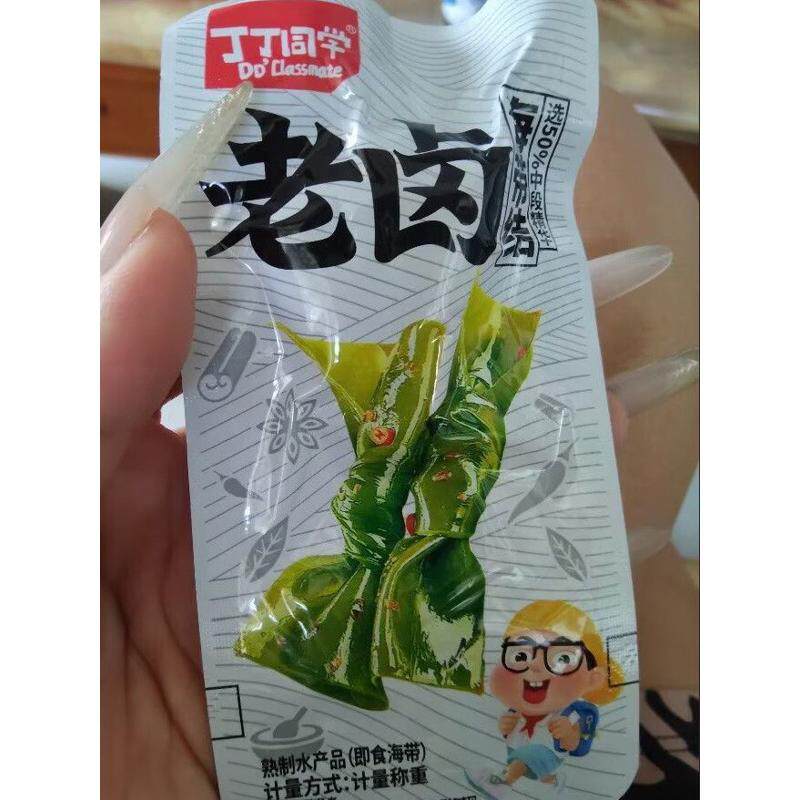 老卤海带结开袋即食香辣下饭菜解馋卤味小包装追剧