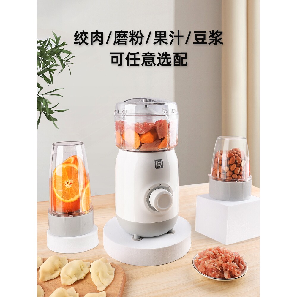 德国进口绞肉家用研磨榨汁豆浆搅拌一体打肉馅料理自动饺馅多功能