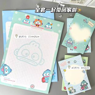 小丑鱼本子写信颜值超可爱汉顿本子学生长方形横线网格记事本子