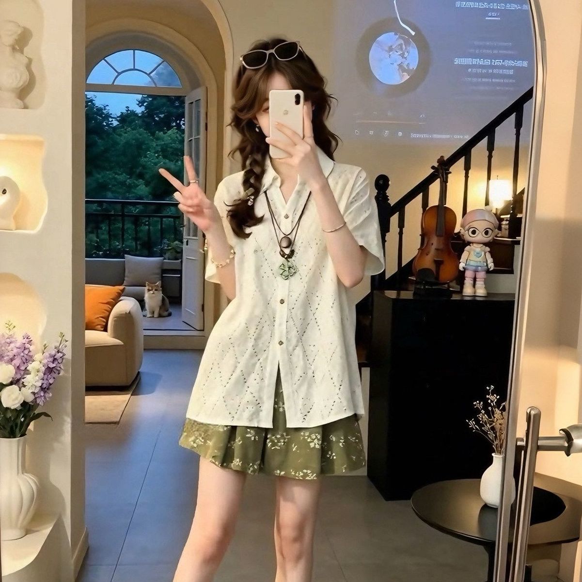 小个子夏季流行穿搭一整图片