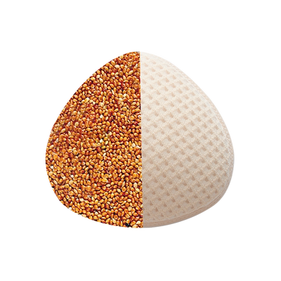 天然草籽植物种子透气义乳胸垫