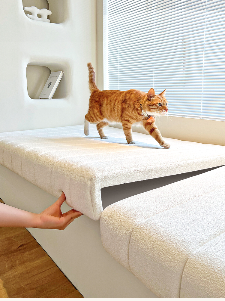 飘窗垫2025新款窗台垫四季通用轻奢高级感可拆洗阳台垫子坐垫定制