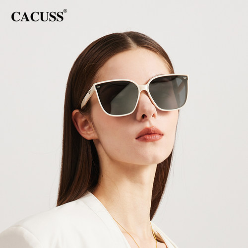 CACUSS太阳镜男女款高级感偏光防晒墨镜轻盈户外遮阳显脸小眼镜潮