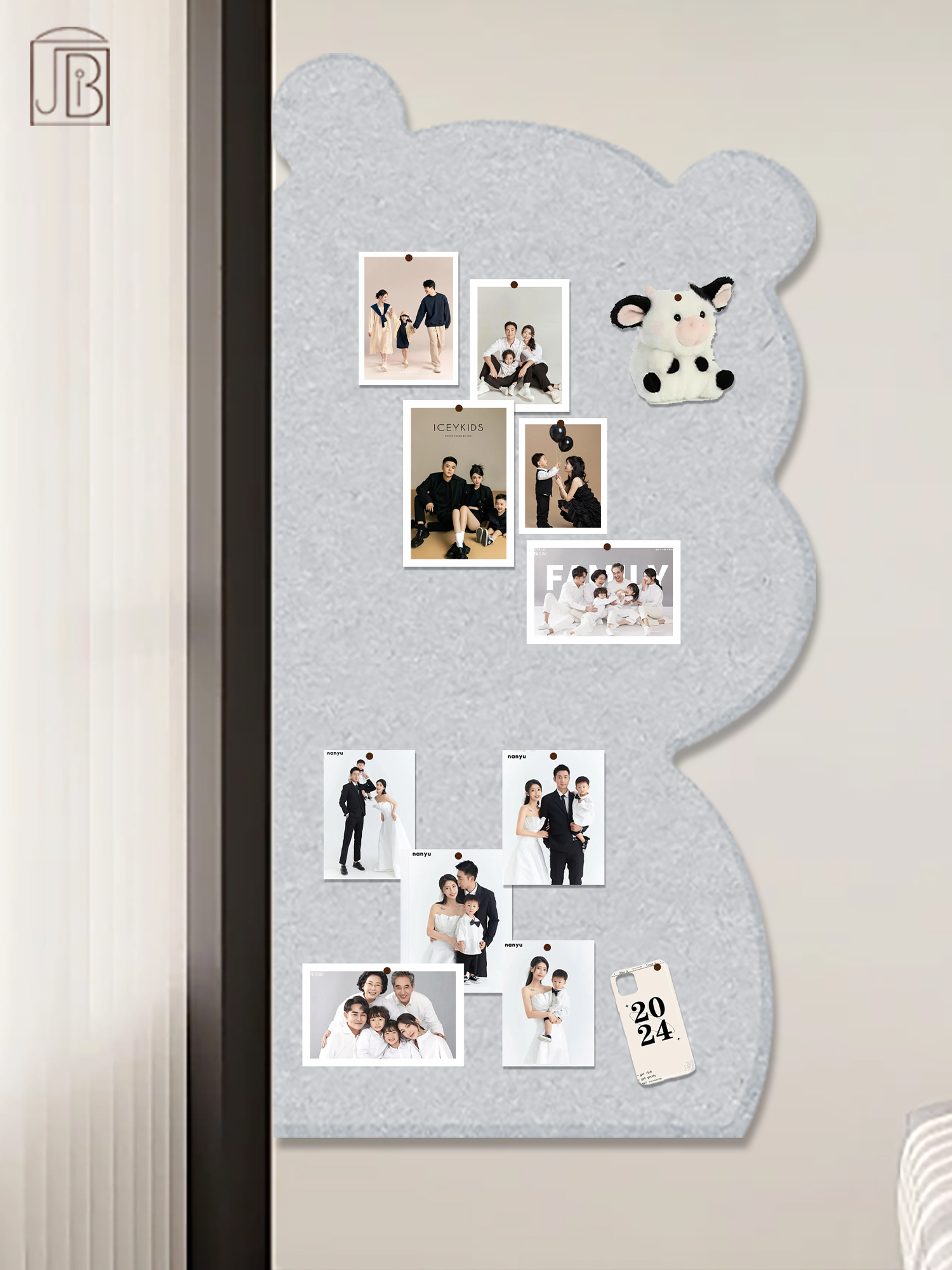 可爱毛毡墙面装饰3d立体遮丑毛毡墙贴软木板背景墙照片墙挂墙拍立