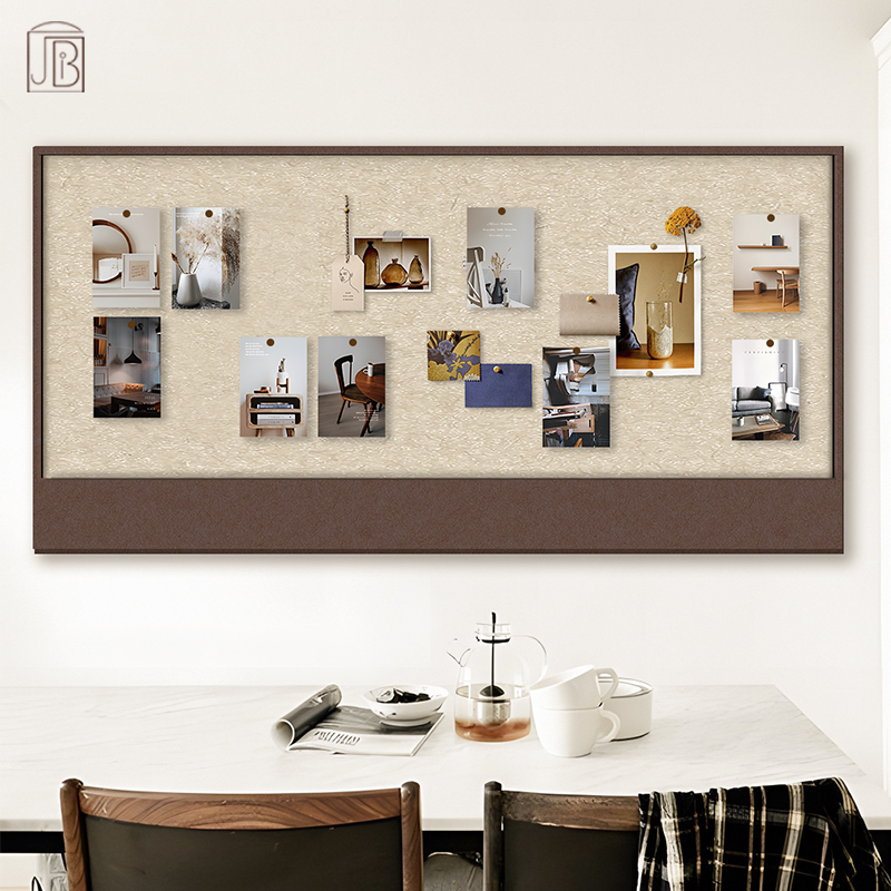 毛毡墙贴软木板照片墙文化墙背景墙板留言板挂墙玄关客厅墙面装饰