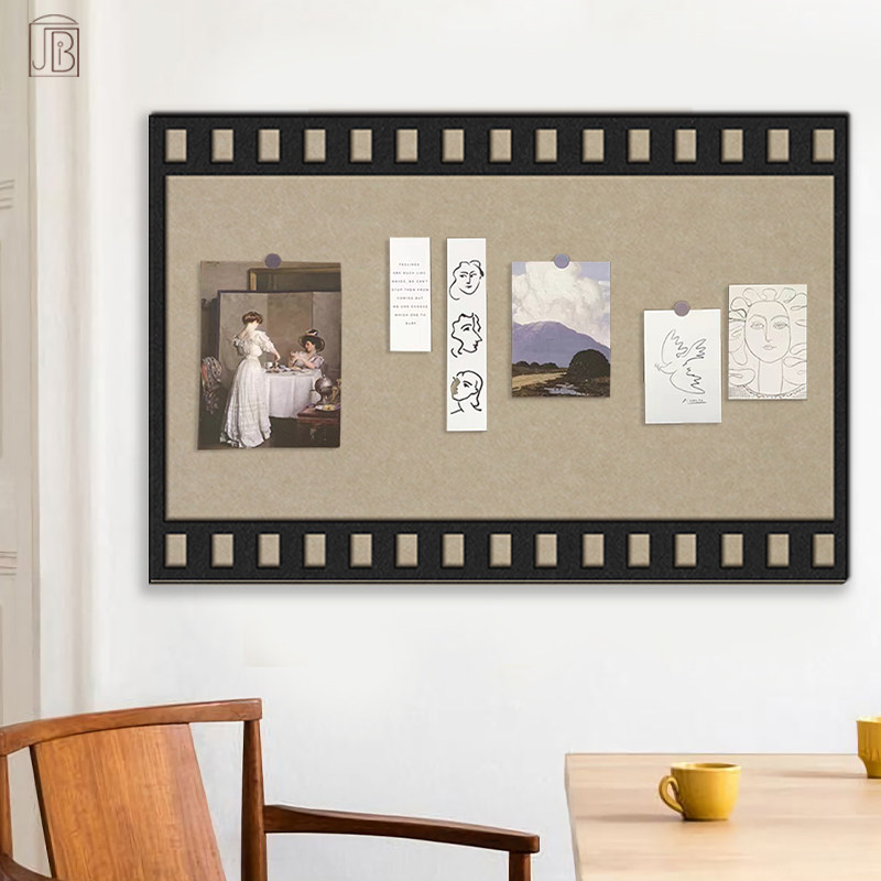 桌面留言板毛毡板羊毛毡墙贴照片墙展示板背景板照片挂墙展示墙相