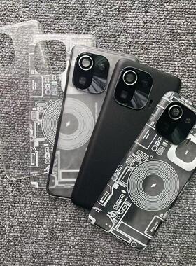 适用小米11塑料后盖电池盖米11手机后壳后屏米M11Pro外壳替换透明