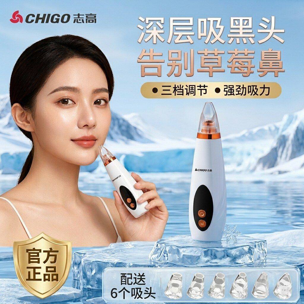 电子美容仪吸黑头仪油皮