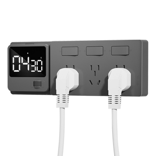 86型扩展式插座一转多原位替换厨房拓展多功能转换器智能欠压插排