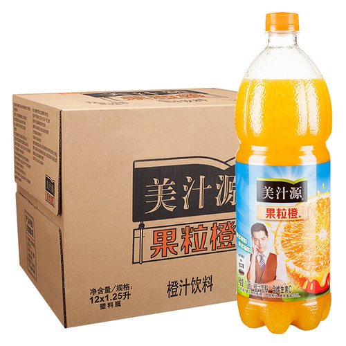 美汁源果粒橙1.8L*12瓶