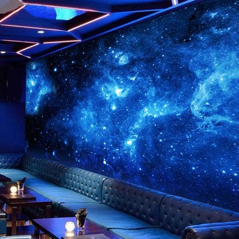 3D立体酒吧KTV背景板网吧主题房背景墙扣板酒店天花板星空集成板