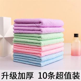 毛巾家用洗脸洗澡美容巾速干比纯棉吸水不掉毛厨房洗碗巾保洁抹布