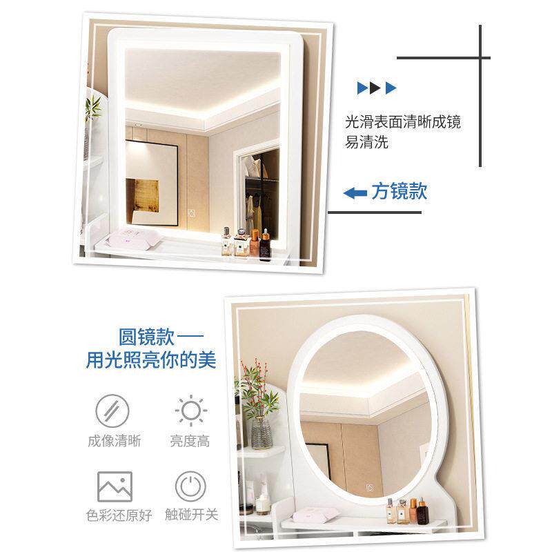 梳妆台卧室收纳柜一体现简约网红ins风小户型欧式化妆桌子家用