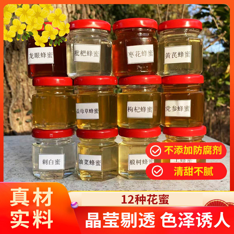 苏州纯正蜂蜜枇杷椴树刺白枸杞党参黄芪益母草蜂蜜花蜜天然清甜