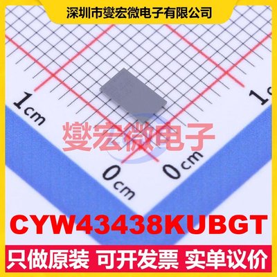 CYW43438KUBGT WLBGA-63 2.4GHz~2.5GHz 54Mbps 射频收发器芯片IC