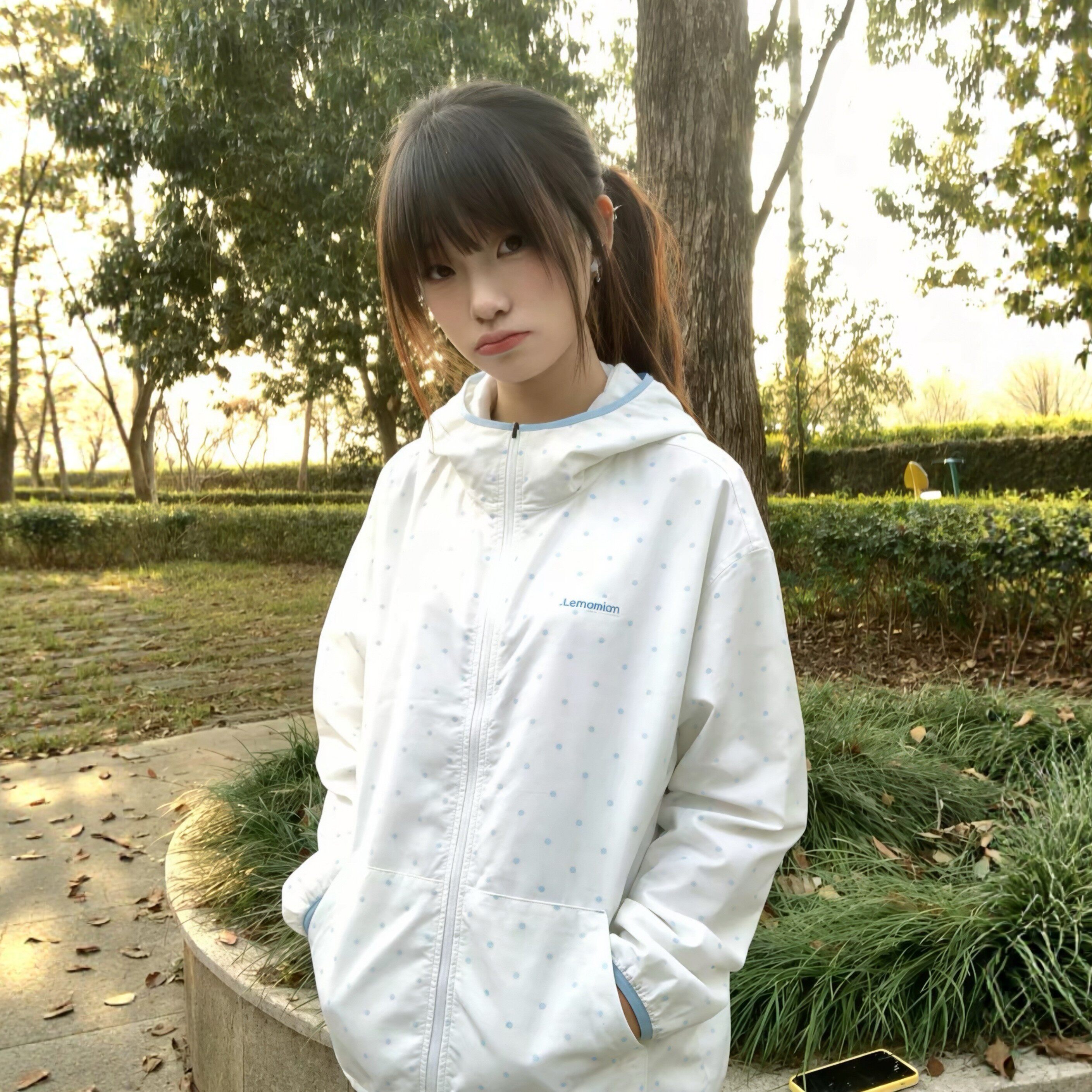 韩系波点防晒衣女款2026