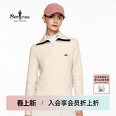 休闲毛衣柔软亲肤羊毛衫 比音勒芬高尔夫秋女士长袖 多功能羊毛