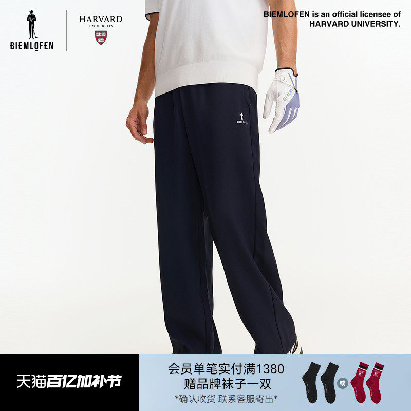 【复合功能面料】比音勒芬高尔夫夏男士休闲运动针织休闲裤长裤