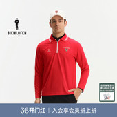 运动休闲百搭长袖 比音勒芬高尔夫2025秋新男士 Polo衫 哈佛联名