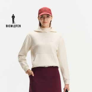 新款 比音勒芬高尔夫2025秋季 女士运动休闲连帽卫衣 透气功能纱