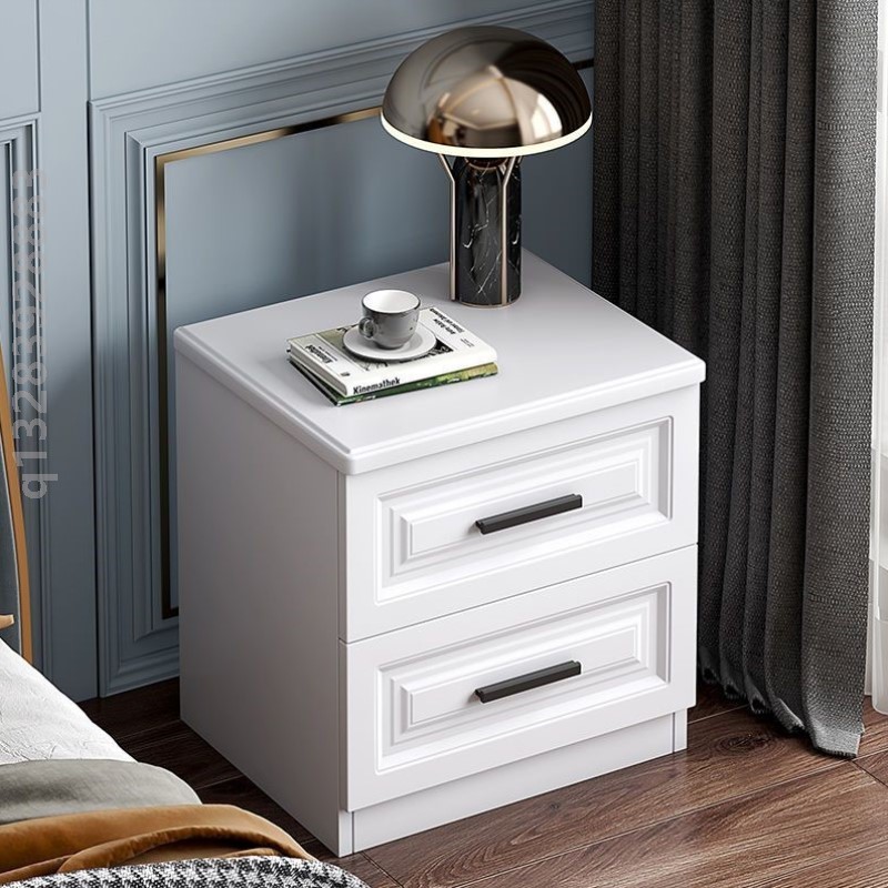 床头柜卧室家用置物柜衣帽架小型简约床边小柜子多功能北欧带衣架