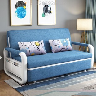 特价 沙发床—体两用能储物多功能可折叠单双人家用客厅布艺沙发床