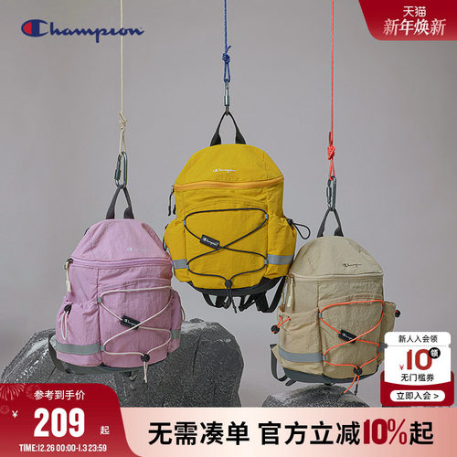 Champion冠军户外轻量拉链双肩包