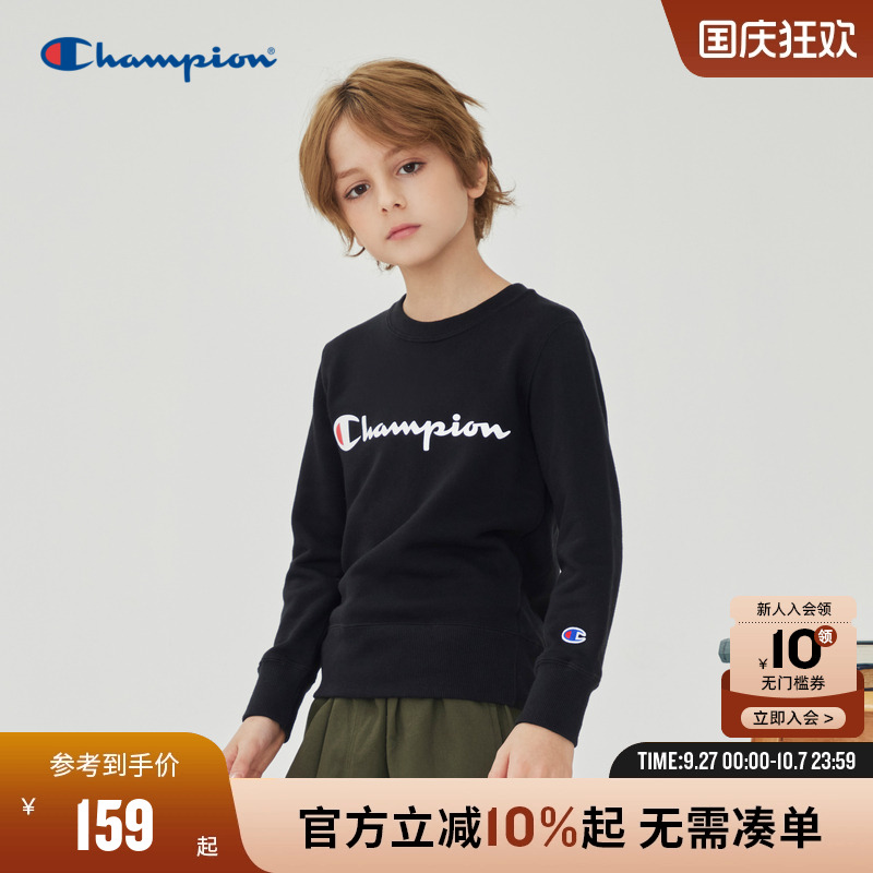 圆领卫衣champion冠军男女秋冬